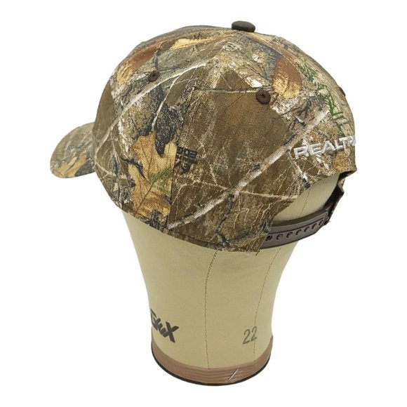 Realtree Edge Camo Embroidered Antlers Logo Snapback Cap Trucker Hunter Hat NEW - Picture 11 of 12